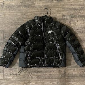 Women’s Nike NSW Icon Clash - Shiny Black Puffer